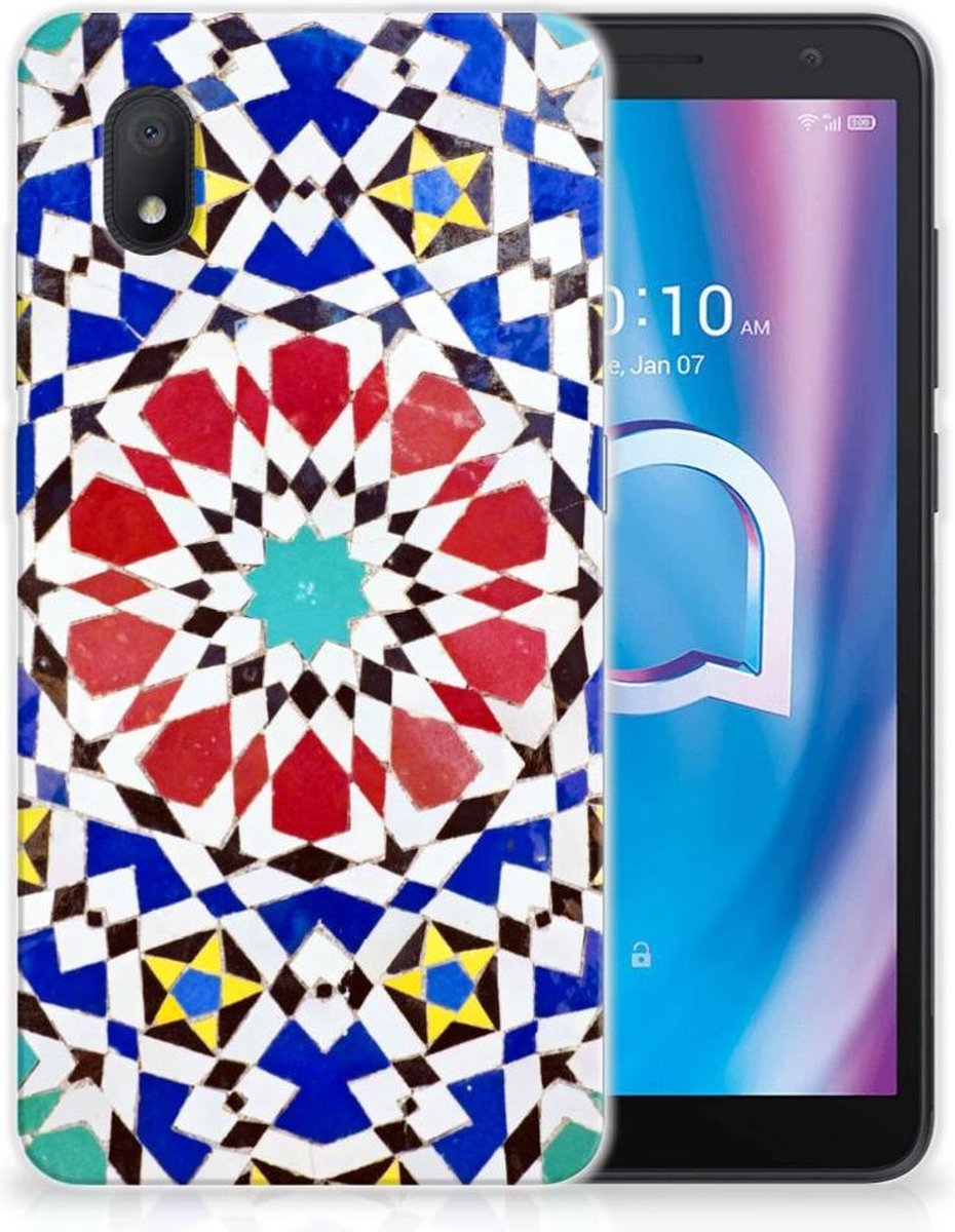 Alcatel 1B (2020) TPU Siliconen Hoesje Mozaïek