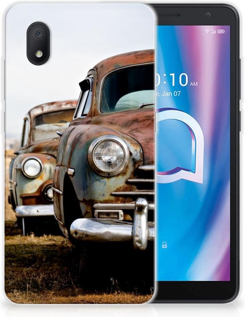 Alcatel 1B (2020) Siliconen Hoesje met foto Vintage Auto