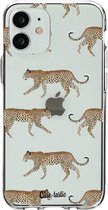 Casetastic Apple iPhone 12 Mini Hoesje - Softcover Hoesje met Design - Hunting Leopard Print
