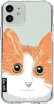Casetastic Apple iPhone 12 / iPhone 12 Pro Hoesje - Softcover Hoesje met Design - Little Cat Print