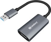 Sandberg 134-19 USB grafische adapter Grijs