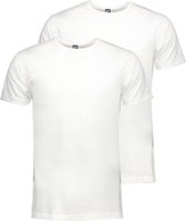 Alan Red T-shirt Derby 2 Pack 6672 White Mannen Maat - M