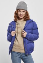 Urban Classics Puffer winterjas -XS- Hooded Blauw