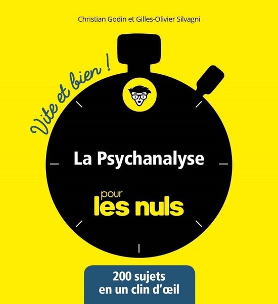 La Psychanalyse Vite et bien pour les Nuls - cover
