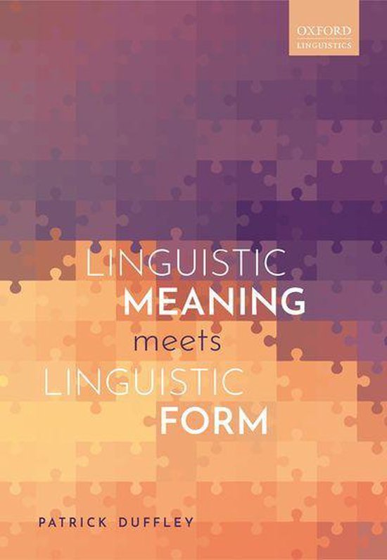 Linguistic Meaning Meets Linguistic Form - cover