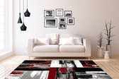- Vloerkleed - Rood - 120cm x 170cm