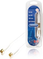 Bandridge BVL8801 100 Db Coaxkabel Coax Male (iec) - Coax Female (iec) 1.00 M Wit
