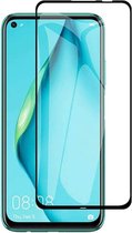 Screenprotector Glas - Full Curved Tempered Glass Screen Protector Geschikt voor: Huawei P40 Lite / Huawei Nova 7i  - 1x