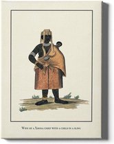 Walljar - Wife of Xhosa chief - Muurdecoratie - Poster