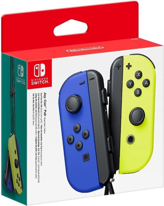 Nintendo Switch Joy-Con set Blauw/Neon Geel