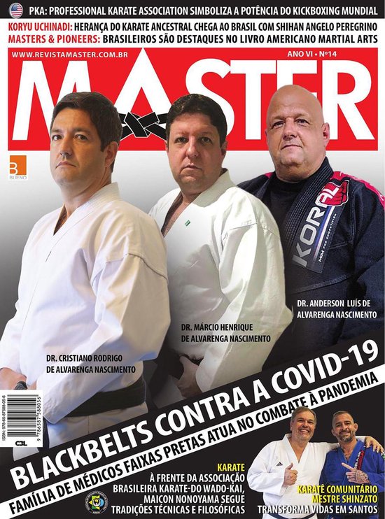Revista Master 14 - Caderno Faixas Pretas contra o COVID-19 - cover