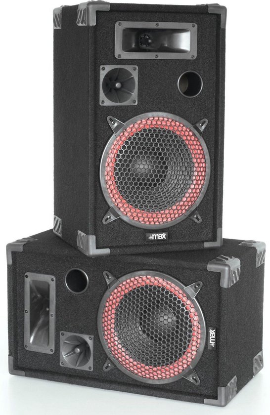 Luidsprekerset – MAX XEN3508 luidsprekerset 3-weg met 8” woofers - 500W - MAX