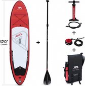Stand Up Paddle Opblaasbaar - Atlas 12' - 15cm dik - Opblaasbaar stand up paddle pack (SUP) met hogedrukpomp, inclusief peddel