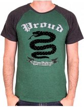 HARRY POTTER - T-Shirt Slytherin Proud - Green/zwart (XL)