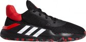 adidas Pro Bounce Low - Zwart / Rood - maat 42