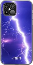 6F hoesje - geschikt voor iPhone 12 - Transparant TPU Case - Thunderbolt #ffffff