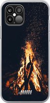 iPhone 12 Pro Max Hoesje Transparant TPU Case - Bonfire #ffffff