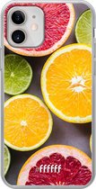 iPhone 12 Mini Hoesje Transparant TPU Case - Citrus Fruit #ffffff