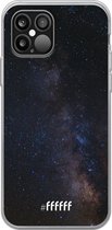 iPhone 12 Pro Max Hoesje Transparant TPU Case - Dark Space #ffffff