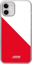 iPhone 12 Mini Hoesje Transparant TPU Case - FC Utrecht #ffffff