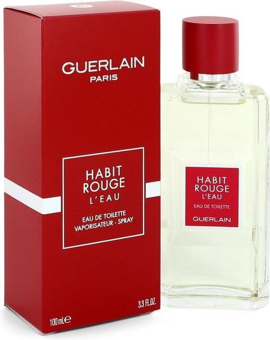 Guerlain Habit Rouge L'Eau Hommes 100 ml | bol.com