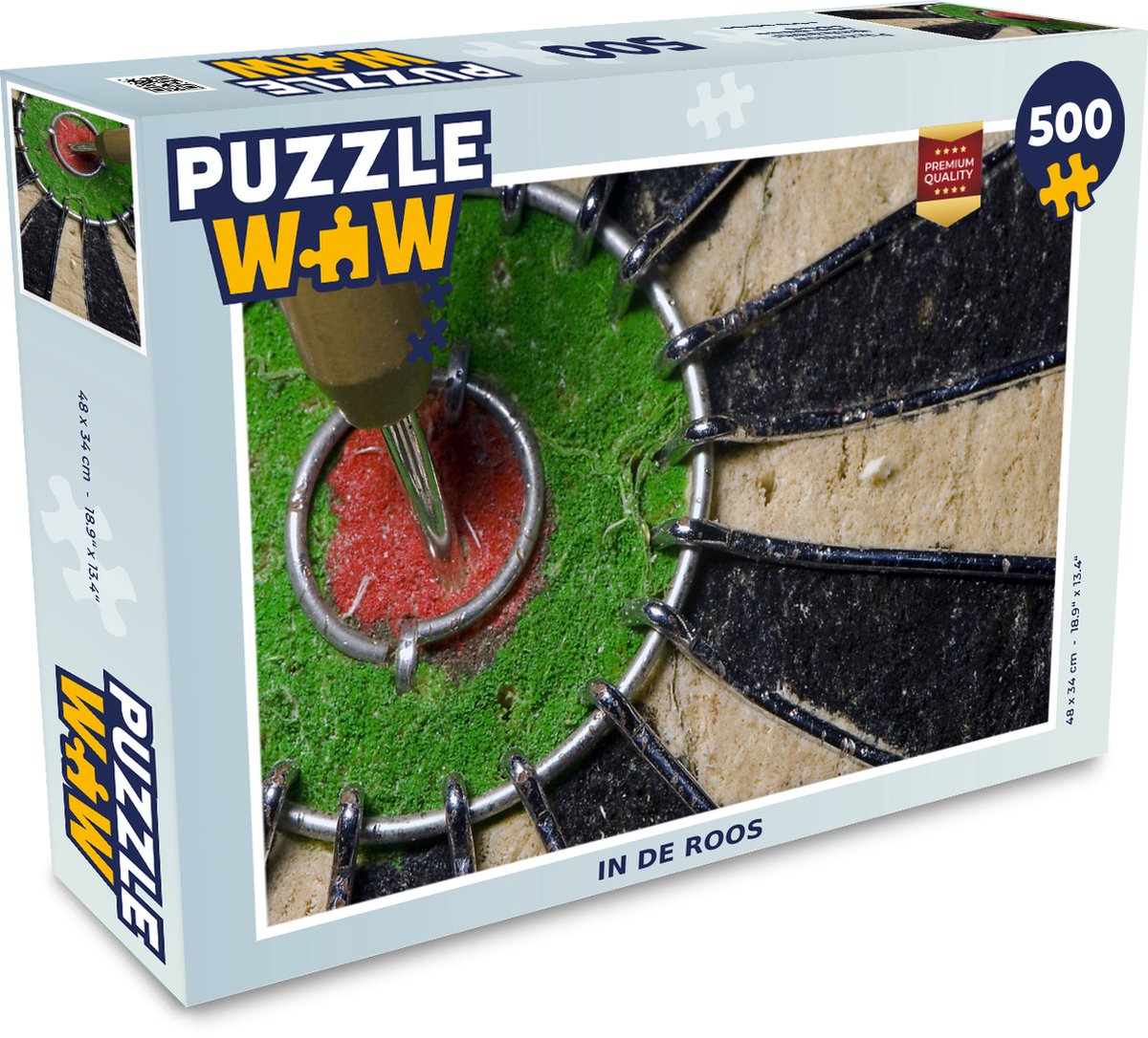 Puzzel 500 stukjes Darten - In de roos - PuzzleWow heeft +100000 puzzels