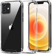 iPhone 12 / 12 Pro hoesje shock proof siliconen - TPU Schokbestendig backcover (verstevigde randen)