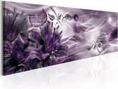 Artgeist Amethyst Constellation Canvas Schilderij - 150x50cm