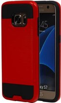 Wicked Narwal | Tough Armor TPU Hoesje voor Samsung Galaxy S7 G930F Rood