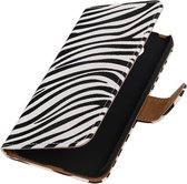 Wicked Narwal | Zebra bookstyle / book case/ wallet case Hoes voor LG G5 Wit