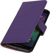 Wicked Narwal | bookstyle / book case/ wallet case Hoes voor Motorola Moto X Style Paars