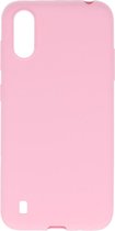 Wicked Narwal | Color TPU Hoesje voor Samsung Samsung Galaxy A01 Roze