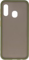 Wicked Narwal | Kleurcombinatie Hard Case voor Samsung Galaxy A11 Groen