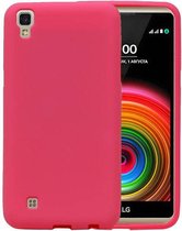 Wicked Narwal | Sand Look TPU Hoesje voor LG X Power K220 Roze