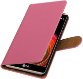 Wicked Narwal | bookstyle / book case/ wallet case Hoes voor LG X Power Roze