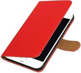 Wicked Narwal | bookstyle / book case/ wallet case Hoes voor iPhone 7/8 Plus Rood