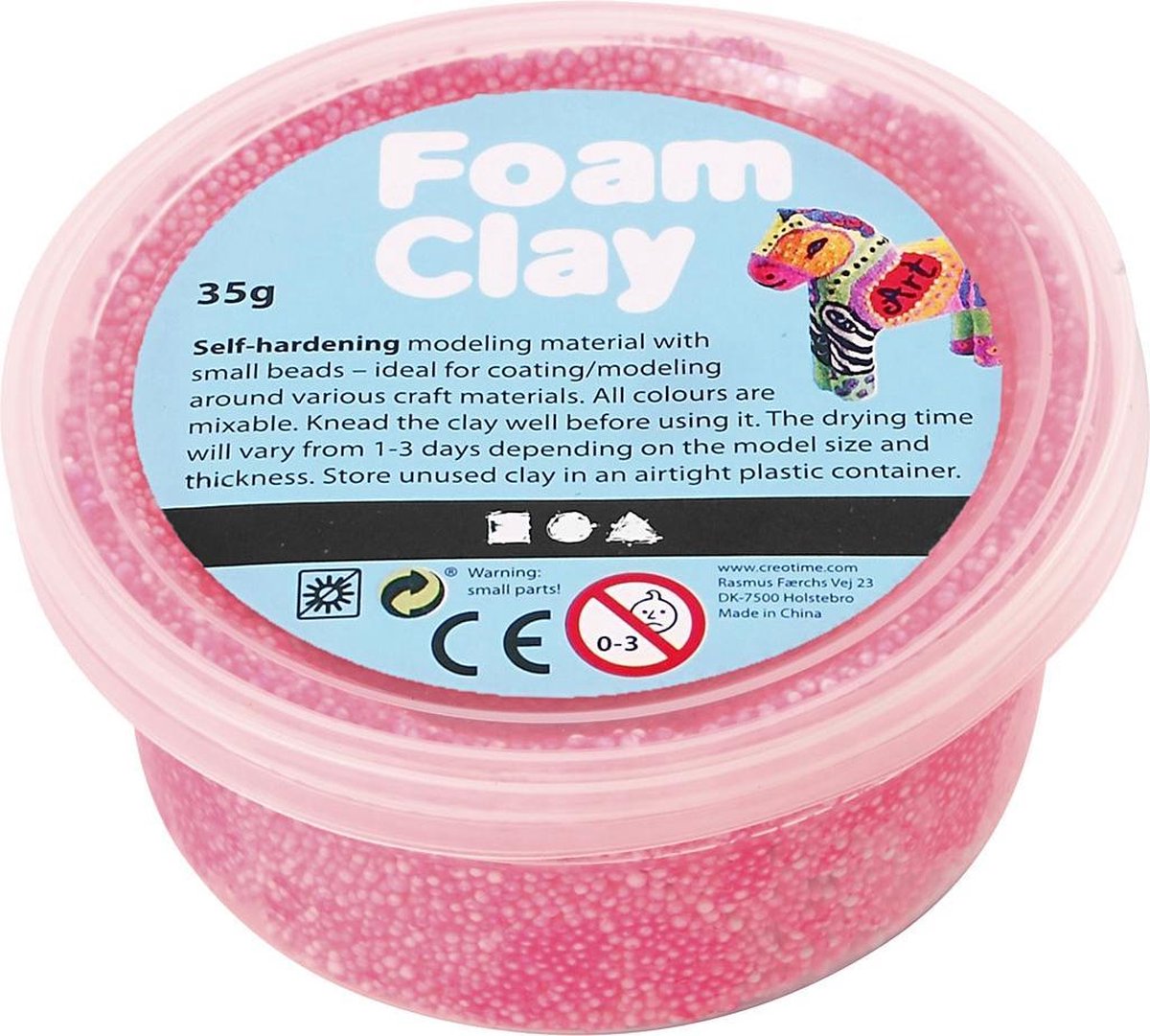 Foam Clay® neon roze 35gr