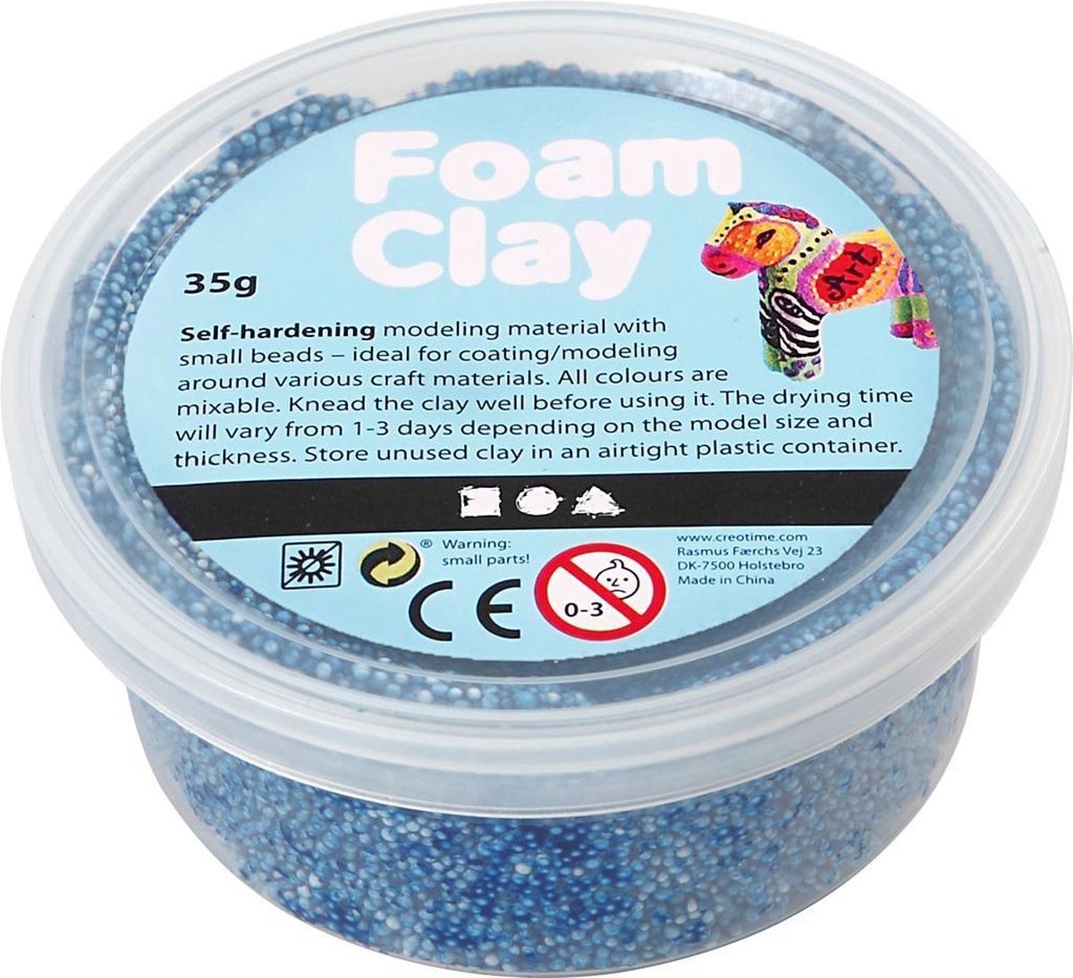 Foam Clay Klei Blauw 35 Gram (78922)