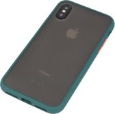 Wicked Narwal | Kleurcombinatie Hard Case voor iPhone XR Donker Groen