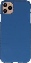 Wicked Narwal | Color TPU Hoesje voor iPhone 11 Pro Navy