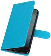 Wicked Narwal | Motorola Moto G5s Plus Portemonnee hoesje booktype wallet Turquoise