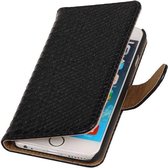 Wicked Narwal | Snake bookstyle / book case/ wallet case Hoes voor iPhone 6 Zwart