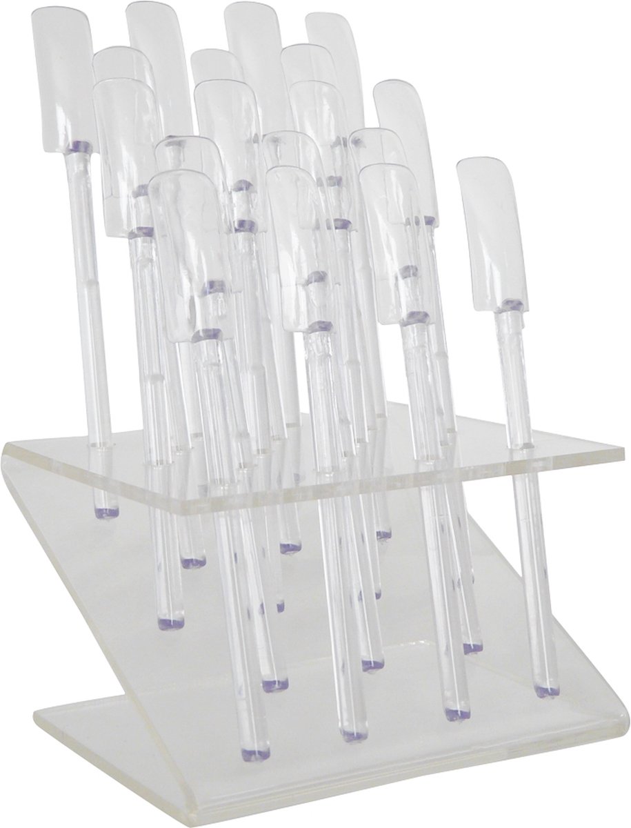 Goedkoopste Nagellak display, 18 pop sticks voor nagel decoratie door (beginnende) nagelstyliste. Geschikt voor gelnagellak, gellak, uv gel, acryl, nail art, kunstnagels (gelnagels, acrylnagels).
