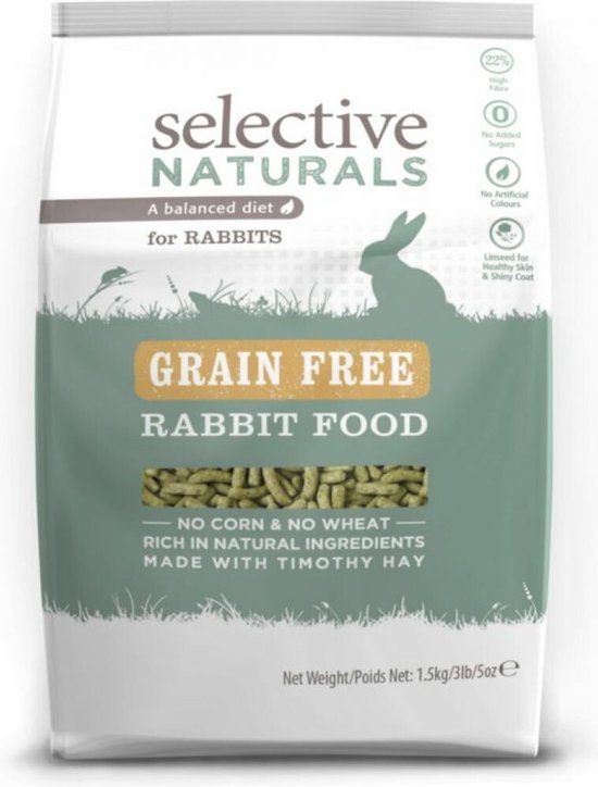 Supreme Selective Naturals Grain Free - Knaagdierenvoer - 1,5 kg