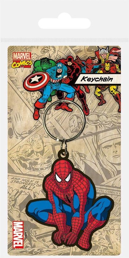 Marvel - Spider-Man Crouch - Rubberen Sleutelhanger