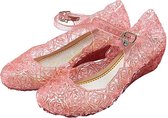 Prinsessen schoenen roze - Elsa / Anna schoenen maat 28 (valt als maat 26) - voor bij je Elsa jurk