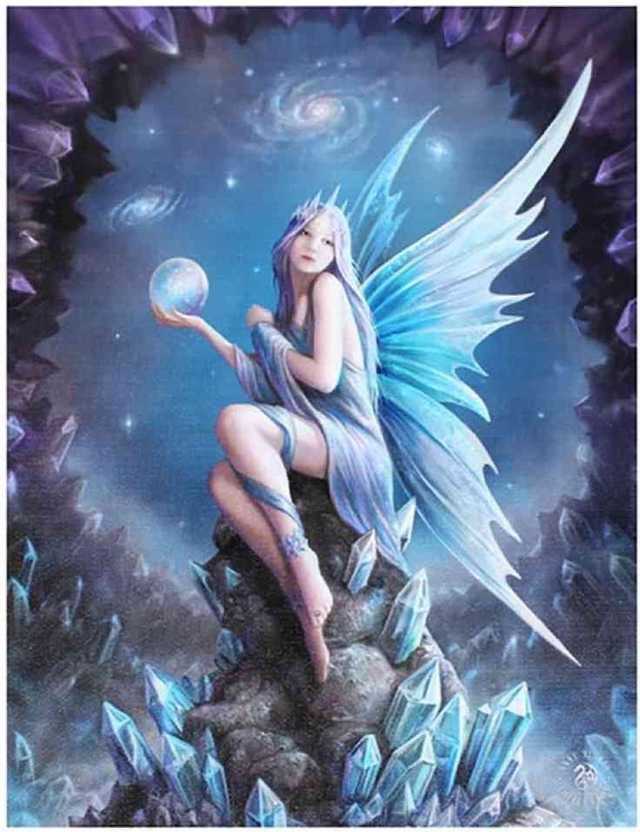 Anne Stokes small Star Gazer canvas schilderij