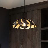 Lucande - hanglamp - 1licht - ijzer - H: 15 cm - E27 - , goud