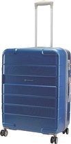 Carlton Tornado Spinner Handbagage koffer 55 cm - Blauw