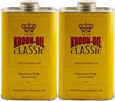 Kroon Oil Aanbieding: 2 X Classic Gear Ep 80 Versnellingsbakolie 1L
